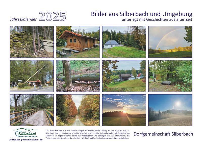 Der Silberbach-Kalender 2025